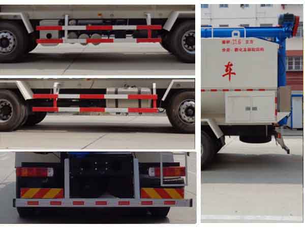 欧曼前四后八40方散装饲料运输车