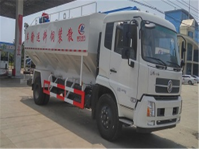 欧曼单桥20方散装饲料运输车