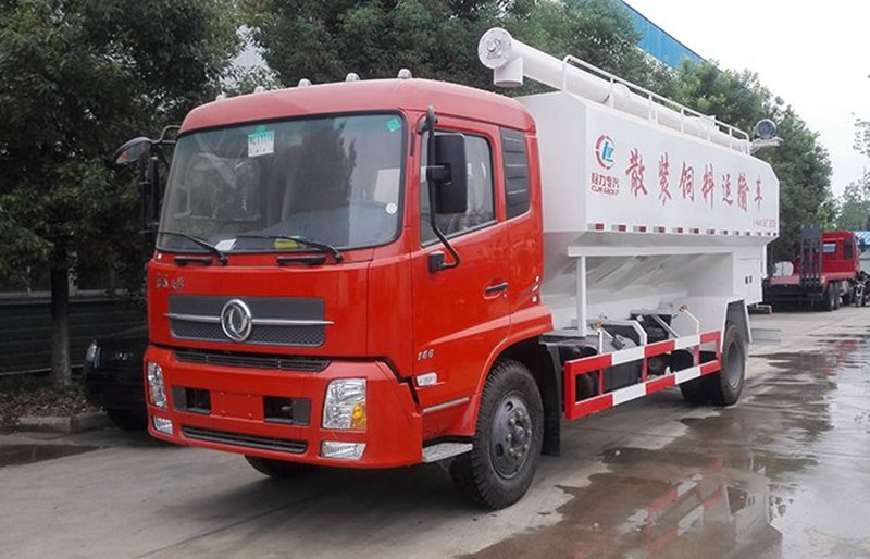 欧曼单桥20方散装饲料运输车