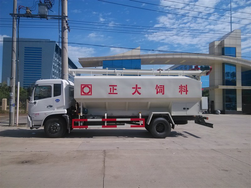 欧曼单桥20方散装饲料运输车
