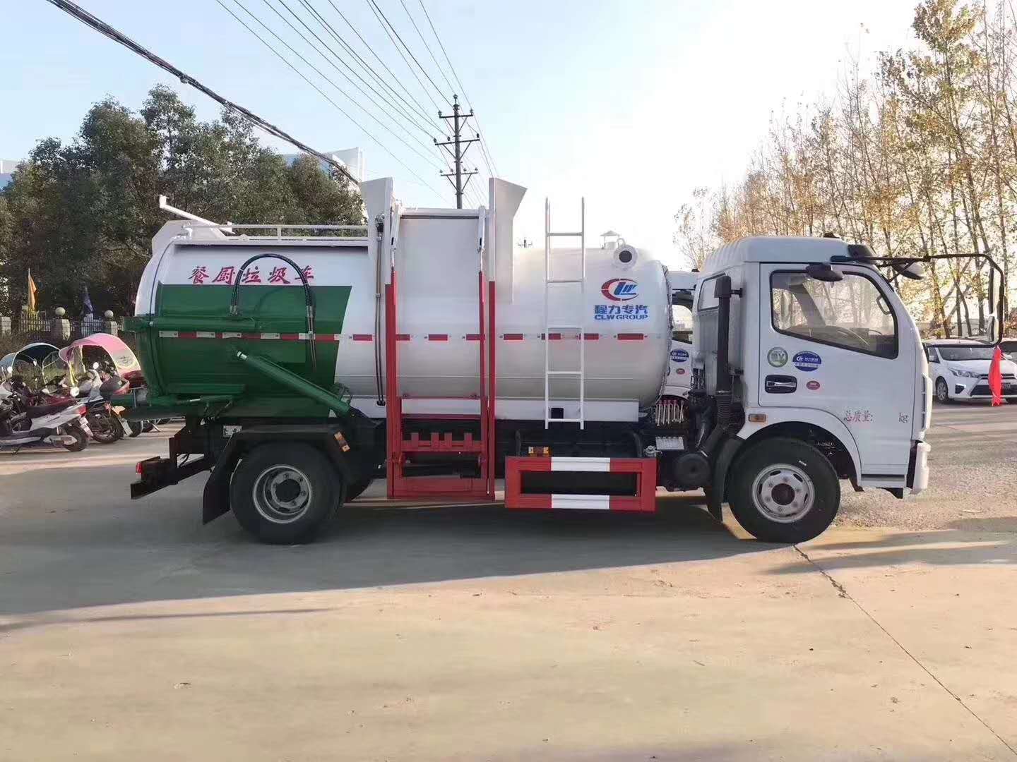 东风7吨罐式餐厨垃圾车