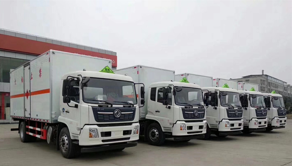东风天锦国六气体厢危险品车
