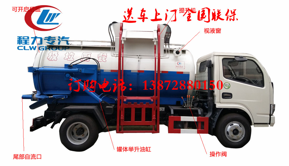 吸污车、清洗吸污车、泔水车区别