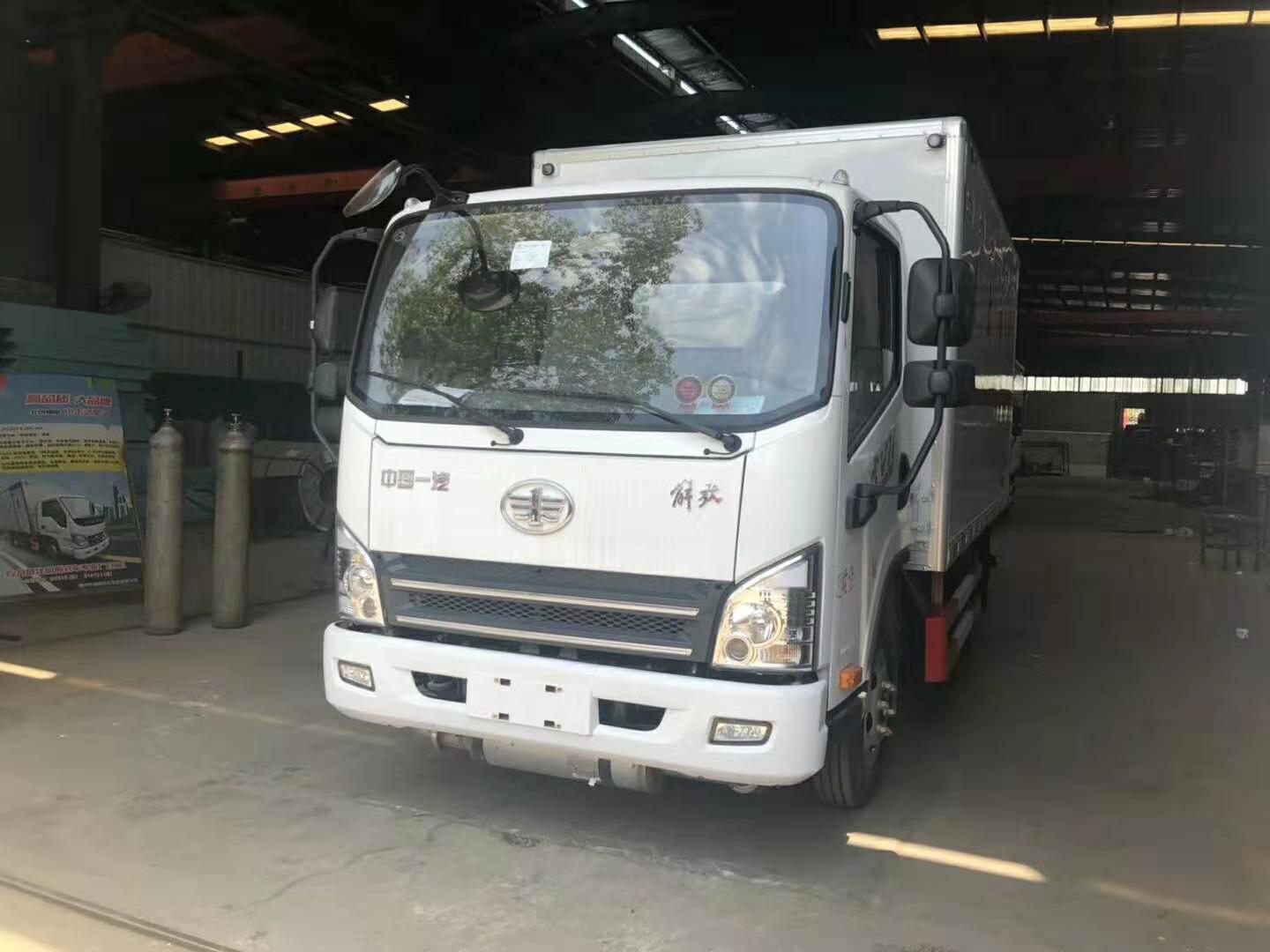 山西周总自提解放虎V蓝牌9类危废运输车