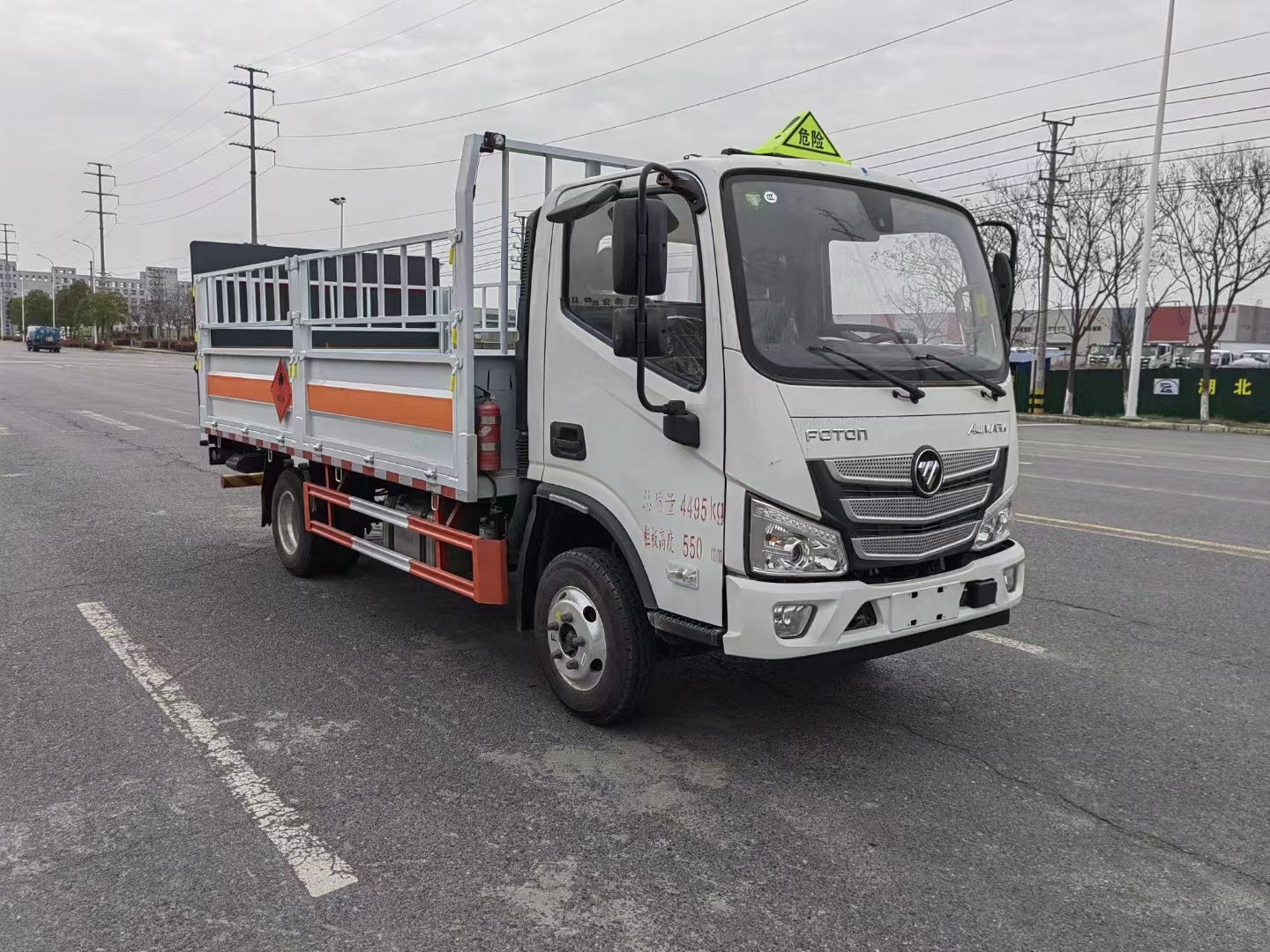 福田欧马可国六蓝牌气瓶车