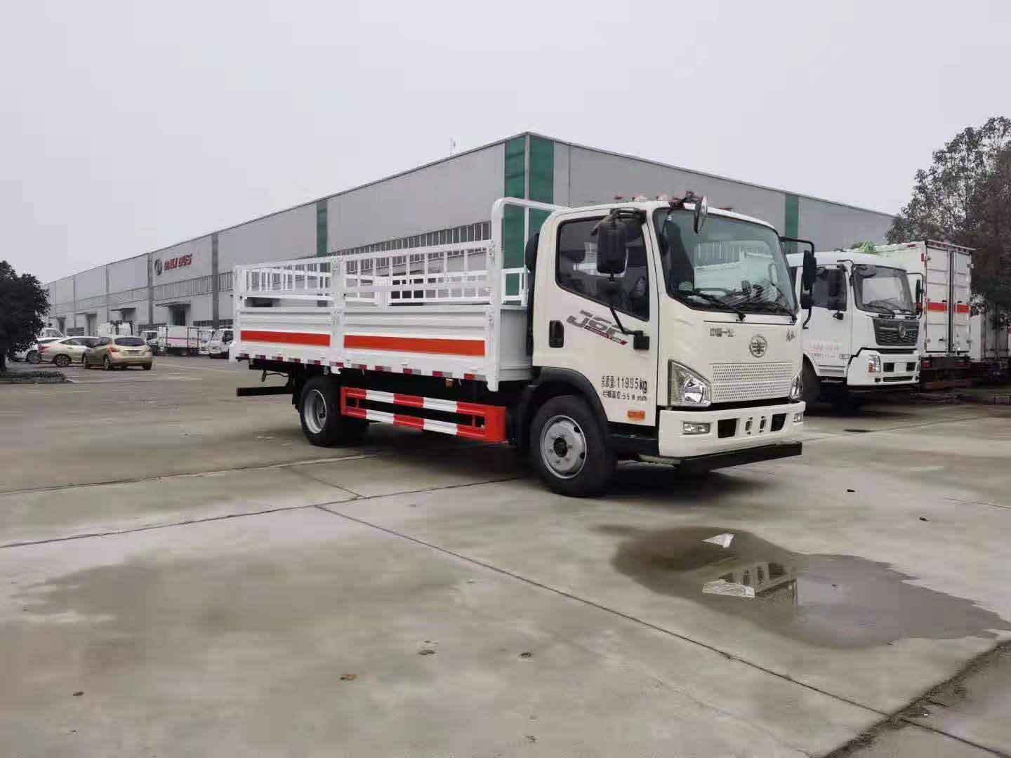 国六解放黄牌5米1气瓶运输车