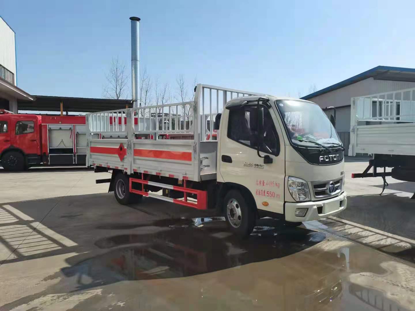 福田奥铃1.495吨蓝牌气瓶车厂家