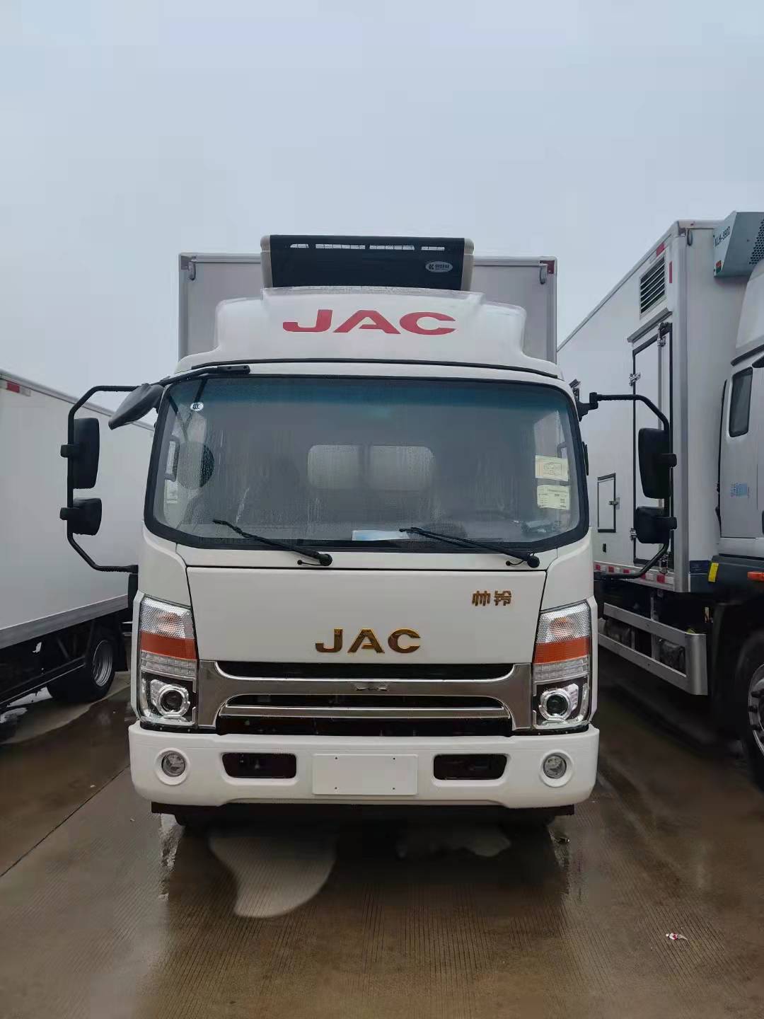 江淮帅铃Q7国六带电泳互通导轨冷藏车