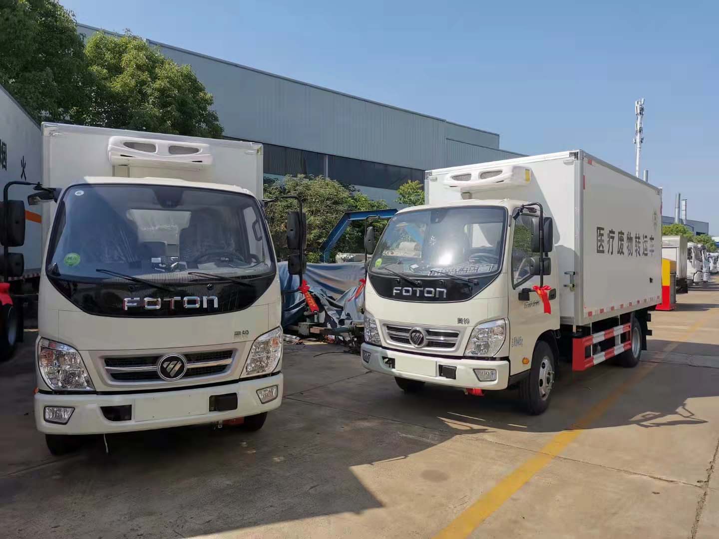 福田奥铃捷运国六130马力医疗废物转运车