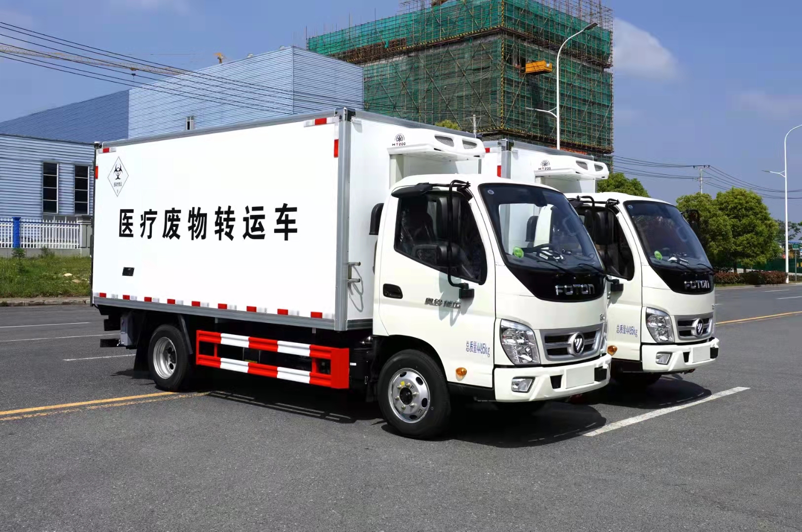 福田奥铃捷运全柴115马力国六医疗废物转运车